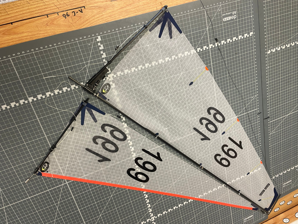 Lightweight sails on an A Plus rig