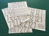 DF95 Sail Numbers