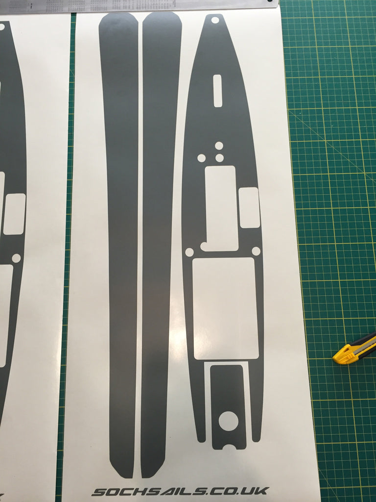 DF65 Hull & Deck Sticker Set Plain V1 - V5