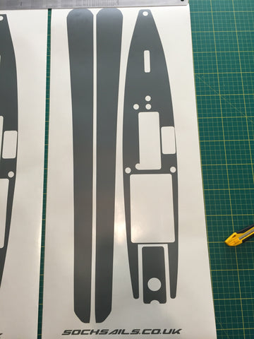 DF65 Hull & Deck Sticker Set Plain V1 - V5