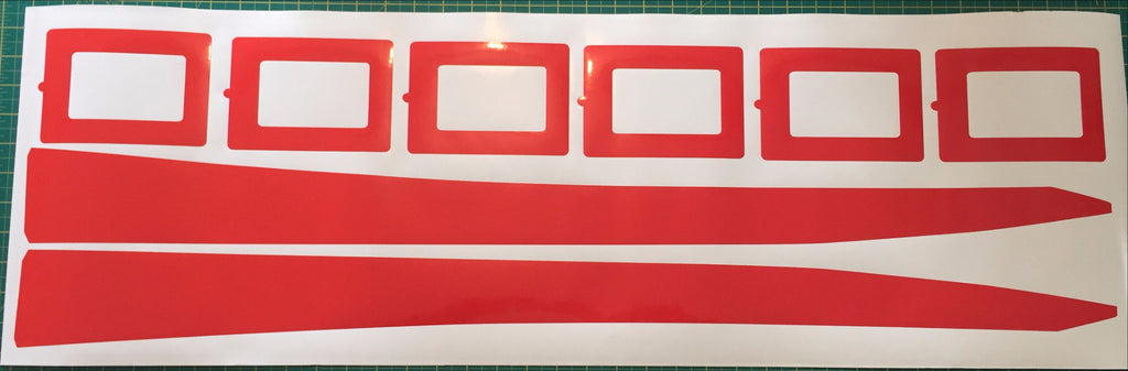 DF95 Hull only stickers