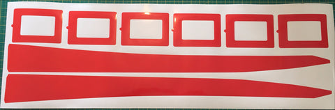 DF95 Hull only stickers