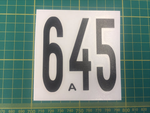 DF65 Sail Numbers